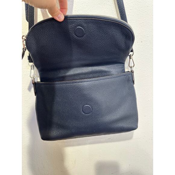 KATE SPADE NY Navy Polly LG Convertible Flap Zip Up Multi Pocket Crossbody Bag - Picture 7 of 14